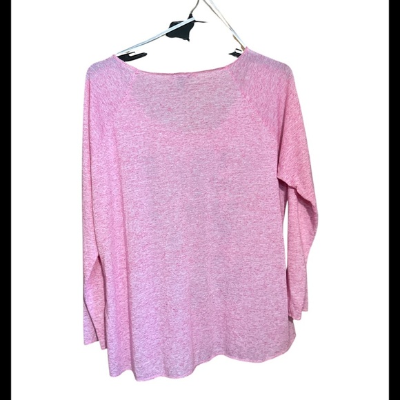 F.A.N.G Pink Graphic Long Sleeve Top size 2XL - Picture 2 of 5